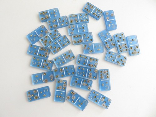 Jeu domino résine - jeu, de