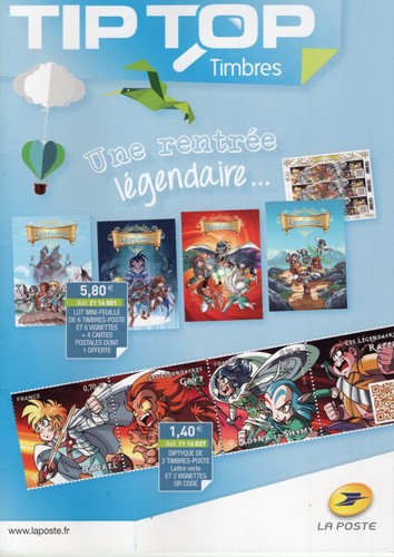 Catalogue tip top timbres - timbres, la