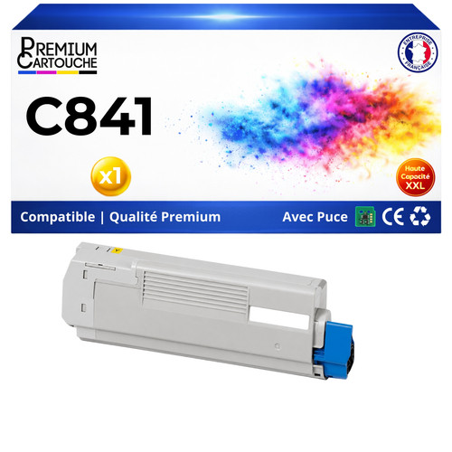 C841 compatible pour - oki, toner