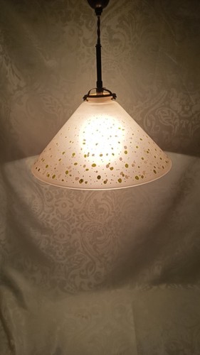 Suspension verre vintage - suspension,