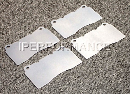 Titanium brake pad shim heat - titanium,