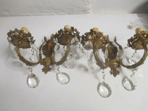 Paire appliques vintage en - d'appliques,