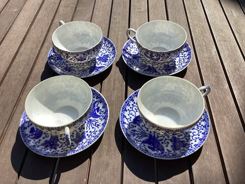 Lot tasses thé 4 - thé, +
