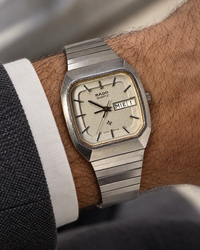 Vintage rado quartz day date - vintage,