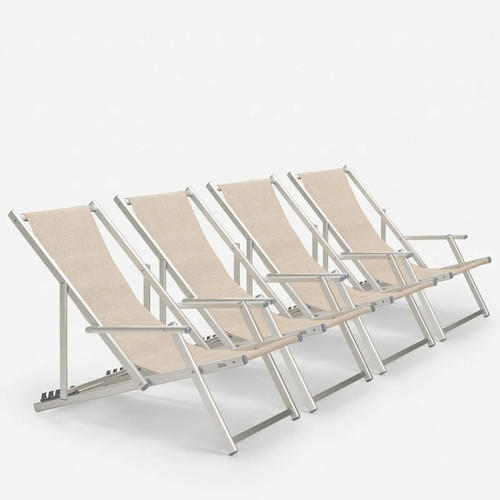 Chaises plage pliantes - chaises,