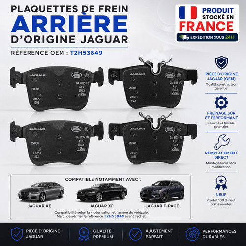 Plaquettes frein arrière - plaquettes,