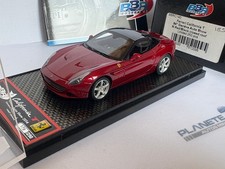 BBR FERRARI CALIFORNIA T 8A GENEVE AUTO SHOW RED/BLACK 1/43