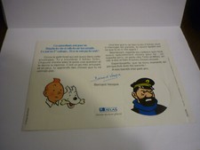 PLANCHE 2 AUTOCOLLANTS TINTIN