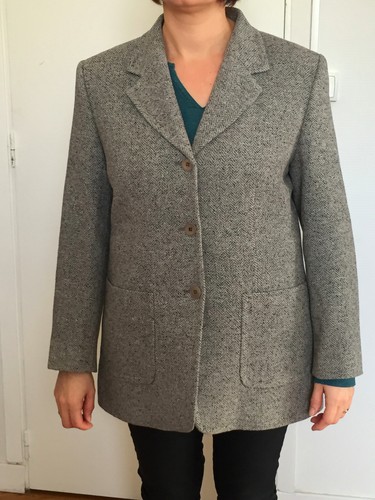 Luxueuse veste pied poule - de,