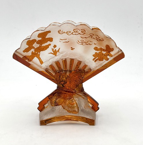 Vase japonisant éventail - vase,
