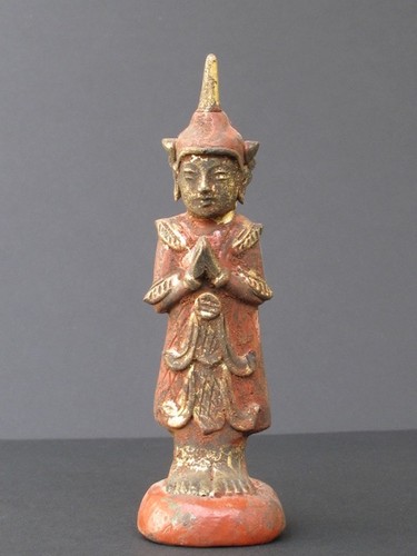 Bouddha prière bois - en,