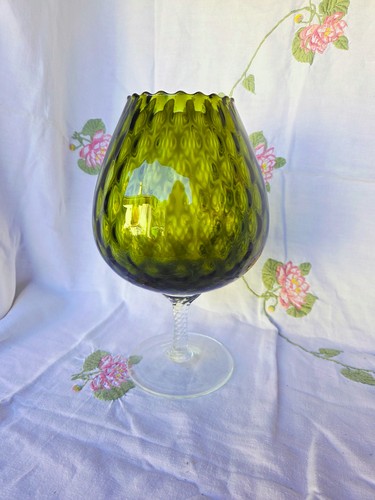 Vase verre ballon - , kaki