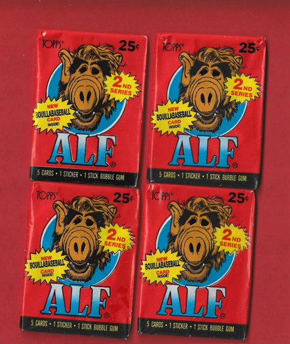 Lot packs topps - packs, alf
