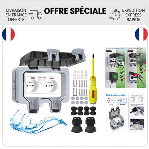 Prise extérieure étanche