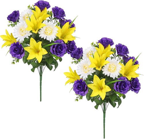Fleurs artificielles bouquets - fleurs,