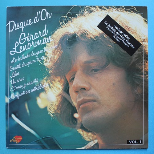 Gérard lenorman disque or - gérard, d’or