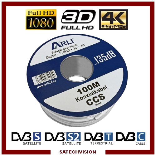 100 câble coaxial vatca - 100, m