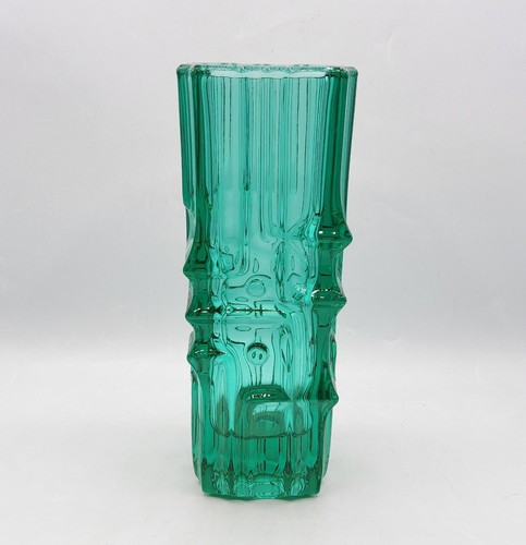 Vase verre moulé coloré - en,