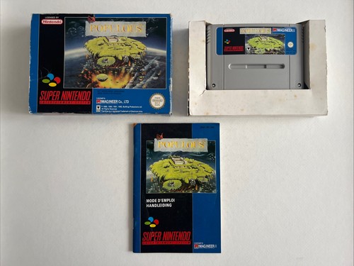Populous super nintendo snes - populous,