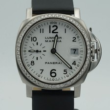 Panerai Luminor Marina PAM00050 Hommes Montre Acier Automatique 40MM Top Diamant