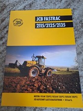 JCB Fastrac 2115/2125/2135 Brochure Tractor Tractor