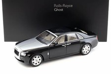 1:18 Kyosho Rolls Royce Ghost 2009 Noir/ Argent KS08802BKS2