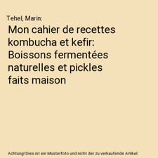 Mon cahier de recettes