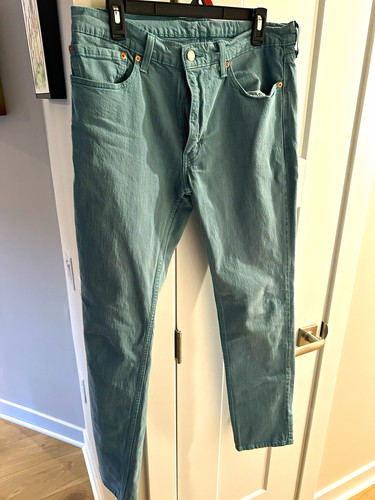 Levi 501 men green denim - 501,