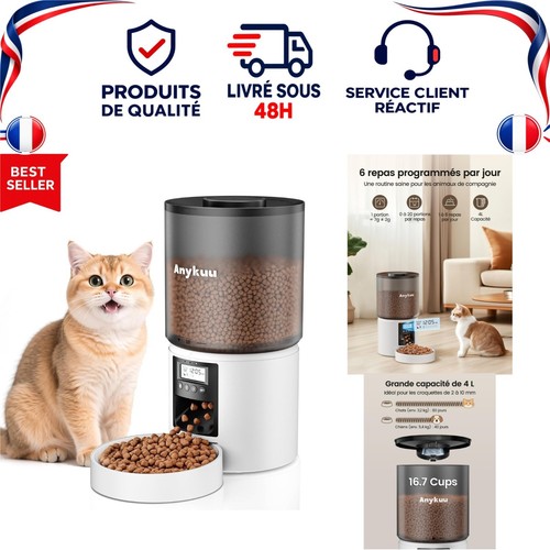 Distributeur croquettes chat - distributeur,