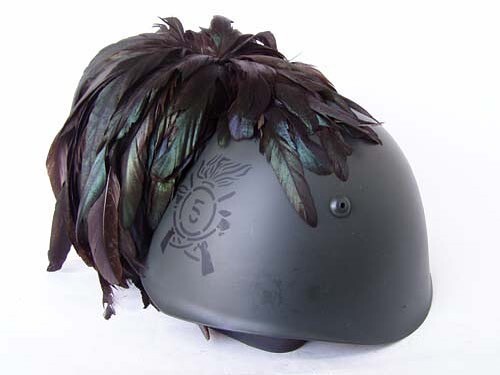 Pochoir pour casque - , italien