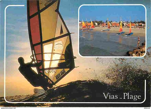 Carte postale vias - -,