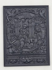 Buderus Plaquette Eisen Eisenplakette Geburt Christi Phillip cast iron fireback