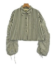 la peau de gem Blouson Jackets BlackxIvory(Stripe Pattern) F 2200607901023