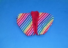 Gilet Veste rouge rayée Barbie Twice as nice #2301 1985