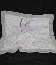 🐘Doudou plat Dumbo éléphant lange blanc étoiles gris DISNEY BABY NICOTOY
