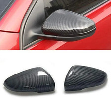 Carbon Fiber Side Wing Mirror Cover Caps for W Golf/GTI MK6 2009-2013 Left&Right