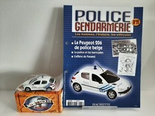 Voiture PEUGEOT 206 Police Belge 2004 - 1/43 - NOREV / HACHETTE