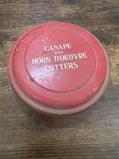 VINTAGE CANAPE AND HORS D'OEUVRE CUTTERS - SET OF 11 Complete! Made In Japan