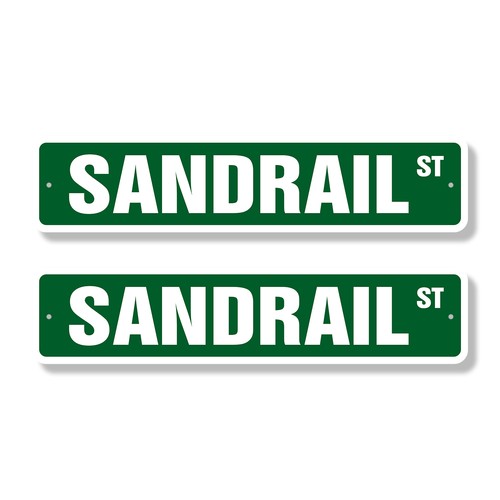 Sandrail street sign - (2, pack)