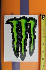 Monster Energy Drink Red Bull Green Neon M Punk Rock V25 Vintage Surfing STICKER