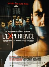 Affiche cinéma L'EXPÉRIENCE