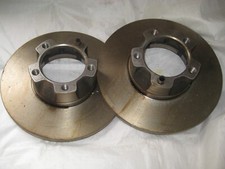 FRONT BRAKE DISCS 281mm X2 PAIR fits VW LT 31 LUCAS DF1523T 1982-1996 281615283A