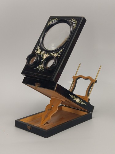 Antique graphoscope foldable - antique,