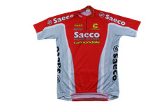 Maillot vélo rétro Saeco