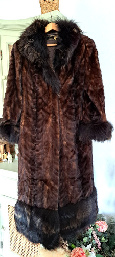 Manteau fourrure vison - fourrure,
