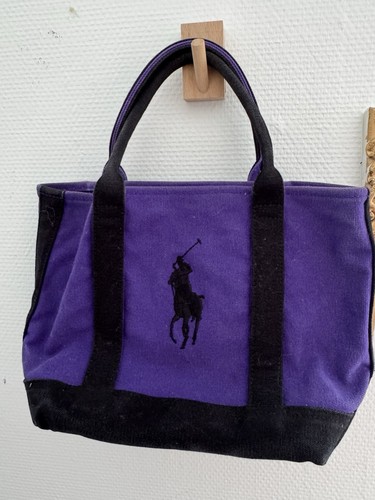 Sac main toile violet - sac, en