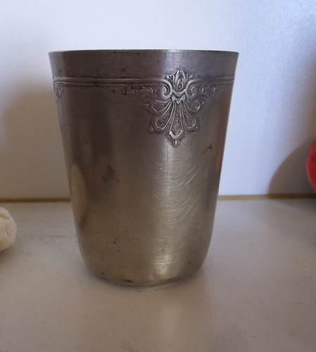 Timbale ancienne baptême - ancienne, de