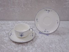 Villeroy & Boch Vieux Luxembourg Porcelaine Tasse à Café & 2 X Soucoupe Vintage