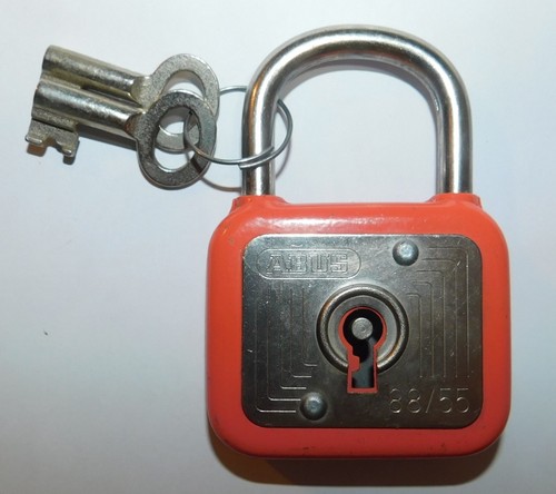 Ancien cadenas abus rose - abus, neuf