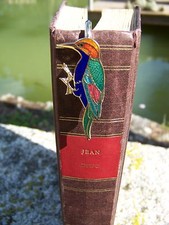 6726 I   MARQUE PAGE TRES  FIN  FIGURINE OISEAU  PIC VERT PIVERT   NEUF  PROMO